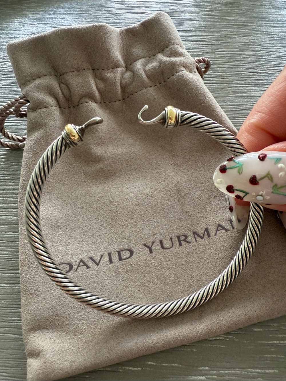David Yurman Buckle Classic Cable Bracelet 4mm - Picture 3 of 6
